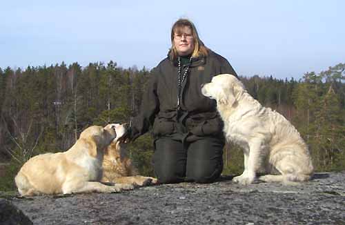 Min� ja koirat kev��ll� 2005